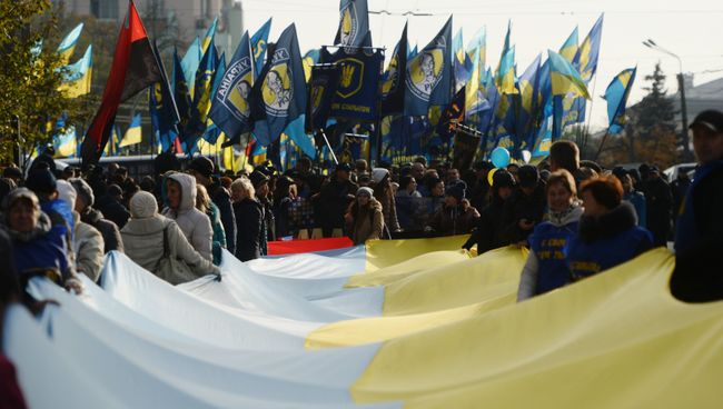 Мероприятия приуроченные к годовщине образования УПА на Украине в Киеве. 14 октября 2016 Мероприятия приуроченные к годовщине образования УПА на Украине в Киеве. 14 октября 2016