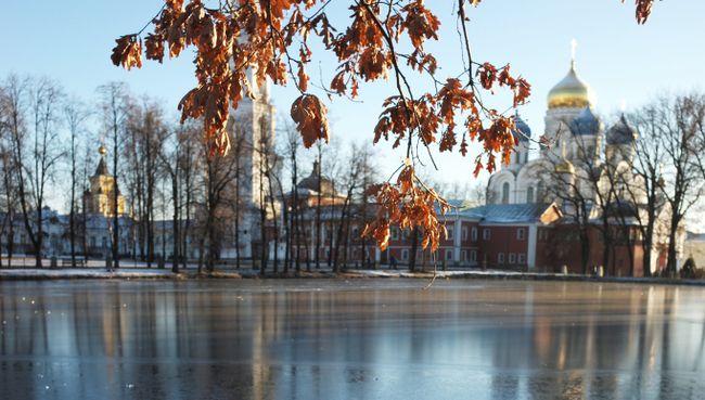 Николо-Угрешский монастырь в в городе Дзержинском Московской области. Архивное фото Николо-Угрешский монастырь в в городе Дзержинском Московской области. Архивное фото