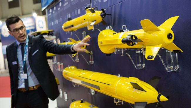 Один из стендов на международной выставке военно-морской техники и вооружения EURONAVAL 2016 в Париже