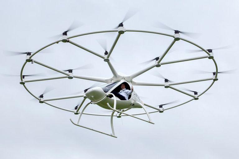 Летающий автомобиль Volocopter Летающий автомобиль Volocopter