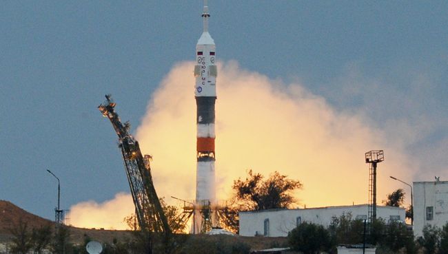 Старт ракеты-носителя с Байконура. Архивное фото Старт ракеты-носителя с Байконура. Архивное фото