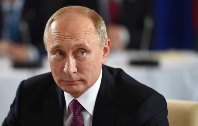 Президент России Владимир Путин перед встречей лидеров стран нормандской четверки в Берлине Президент России Владимир Путин перед встречей лидеров стран нормандской четверки в Берлине