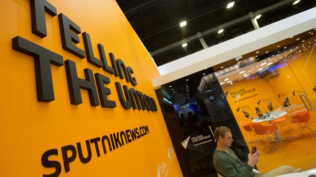 Студия международного информационного агентства и радио Sputnik. Архивное фото