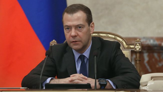Председатель правительства РФ Дмитрий Медведев. Архивное фото