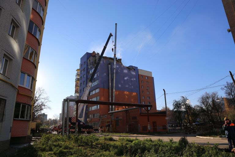 Взрыв газа в жилом доме в Рязани Взрыв газа в жилом доме в Рязани