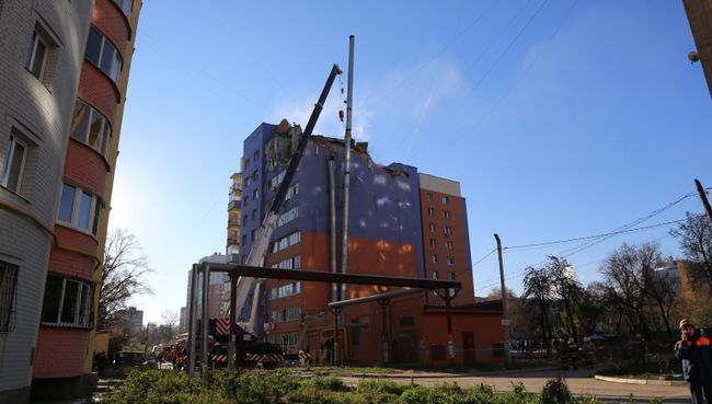 Взрыв газа в жилом доме в Рязани Взрыв газа в жилом доме в Рязани