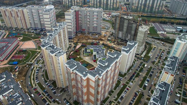 Строительство новых жилых кварталов в Подмосковье