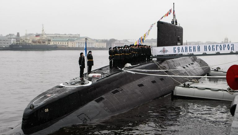 Передача ВМФ РФ дизель-электрической подводной лодки Великий Новгород Передача ВМФ РФ дизель-электрической подводной лодки Великий Новгород