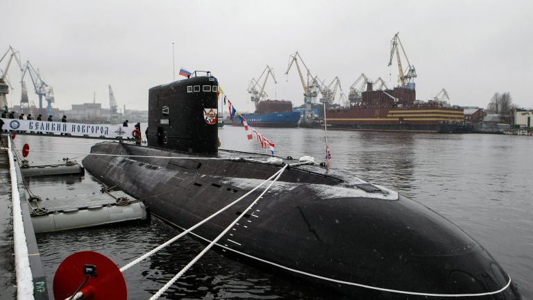 Передача ВМФ РФ дизель-электрической подводной лодки Великий Новгород Передача ВМФ РФ дизель-электрической подводной лодки Великий Новгород