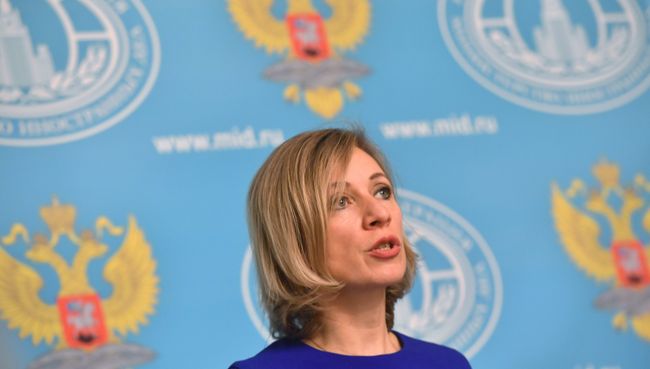 Официальный представитель МИД России Мария Захарова во время брифинга по текущим вопросам внешней политики. 27 октября 2016 Официальный представитель МИД России Мария Захарова во время брифинга по текущим вопросам внешней политики. 27 октября 2016