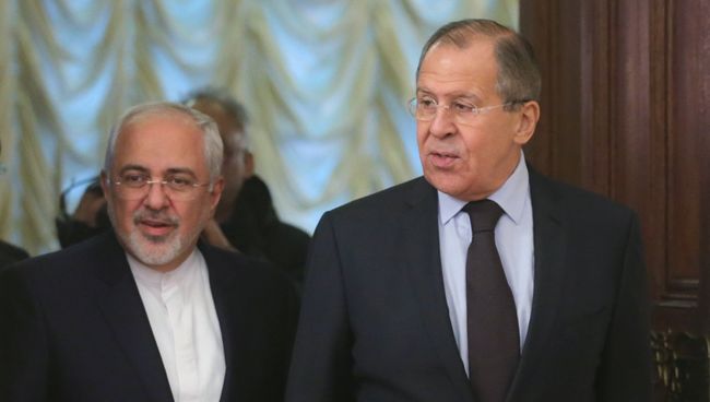 Министр иностранных дел РФ Сергей Лавров и министр иностранных дел Исламской Республики Иран Мухаммад Джавад Зариф во время встречи в Москве Министр иностранных дел РФ Сергей Лавров и министр иностранных дел Исламской Республики Иран Мухаммад Джавад Зариф во время встречи в Москве