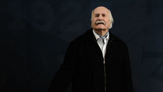 Народный артист СССР Владимир Зельдин на вечере, посвященном его 100-летнему юбилею. Архивное фото