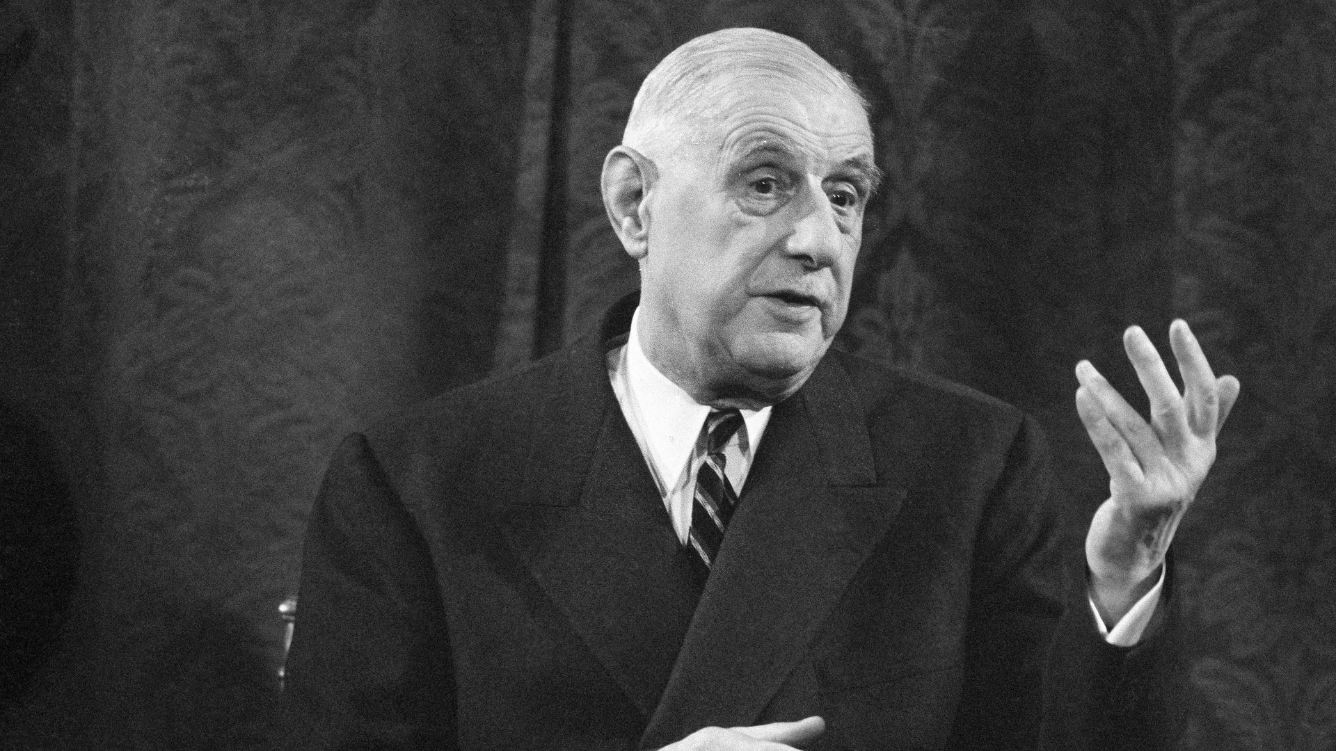 Президент Франции Шарль де Голль, 1965 год  - РИА Новости, 1920, 15.01.2026