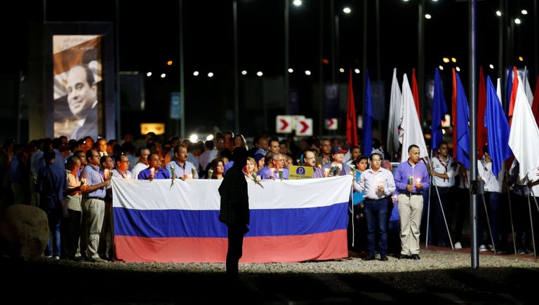 Акция памяти жертв крушения российского самолета А321 в Египте Акция памяти жертв крушения российского самолета А321 в Египте