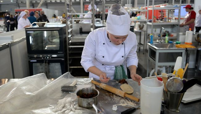 Участница чемпионата рабочих профессий WorldSkills. Архивное фото