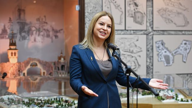 Генеральный директор Московского зоопарка Светлана Акулова выступает на открытии музея Московского зоопарка Генеральный директор Московского зоопарка Светлана Акулова выступает на открытии музея Московского зоопарка