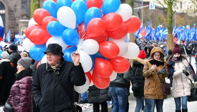 Митинг-концерт Мы едины! в Москве. Архивное фото Митинг-концерт Мы едины! в Москве. Архивное фото