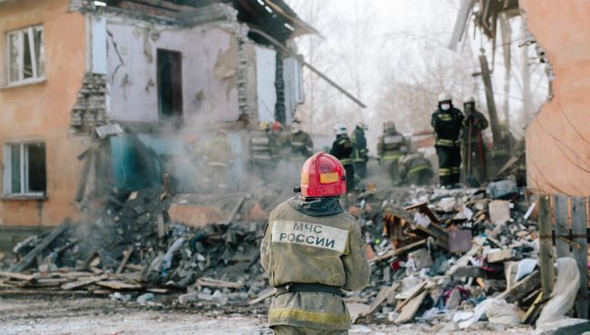 Последствия взрыва газа в жилом доме в Иваново. Архивное фото
