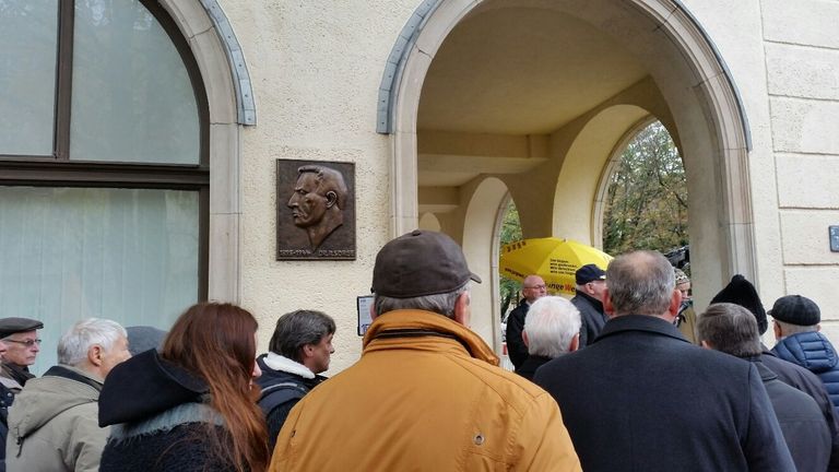 Церемония открытия памятной доски разведчику Рихарду Зорге в Берлине  