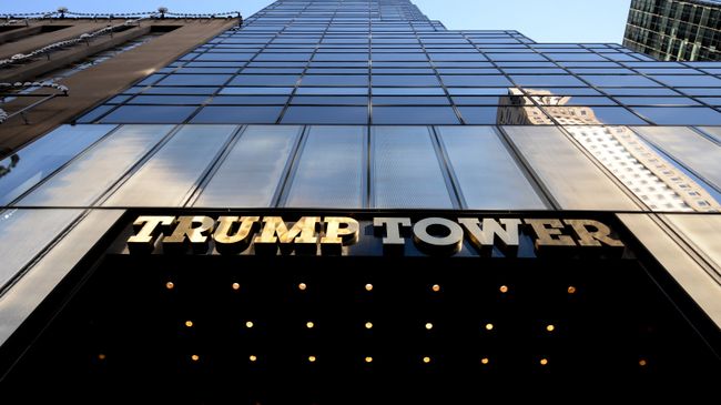 Вид на Трамп-тауэр в Нью-Йорке. Архивное фото