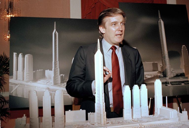 Дональд Трамп на Манхэттене. 1985 год Дональд Трамп на Манхэттене. 1985 год