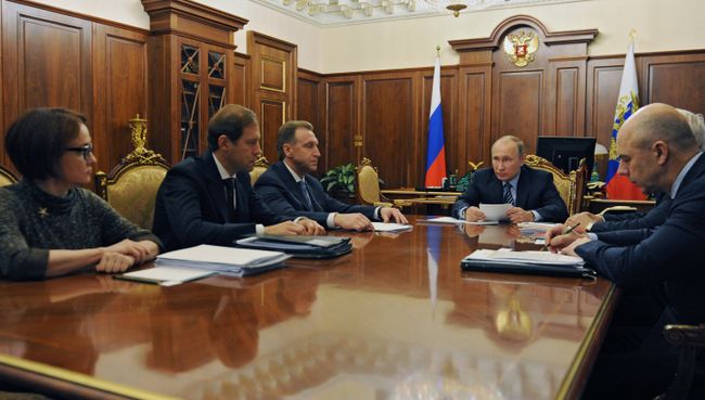 Владимир Путин проводит в Кремле совещание по экономическим вопросам. 11 ноября 2016 Владимир Путин проводит в Кремле совещание по экономическим вопросам. 11 ноября 2016