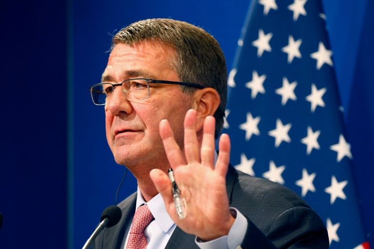 Министр обороны США Эштон Картер. 25 октября 2016 года Министр обороны США Эштон Картер. 25 октября 2016 года