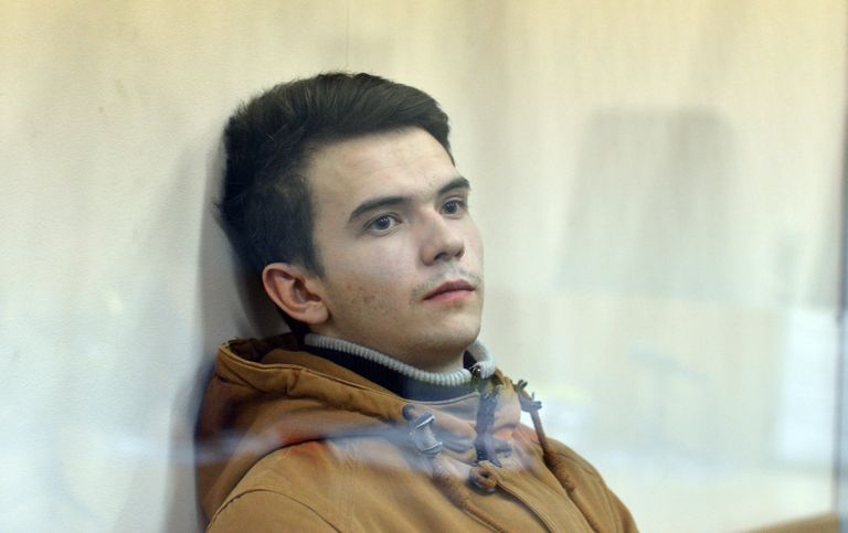 Филипп Будейкин (Лис) в  Октябрьском районном суде Санкт-Петербурга 