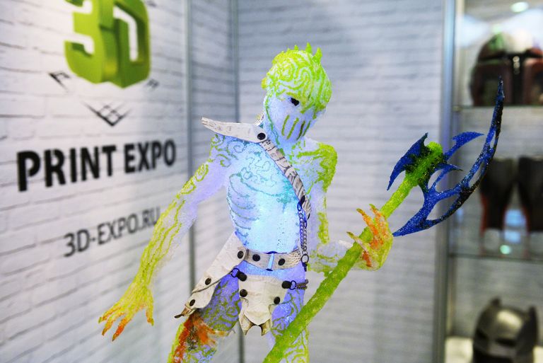 Экспонат выставки 3D Print Expo 2016 в Москве Экспонат выставки 3D Print Expo 2016 в Москве