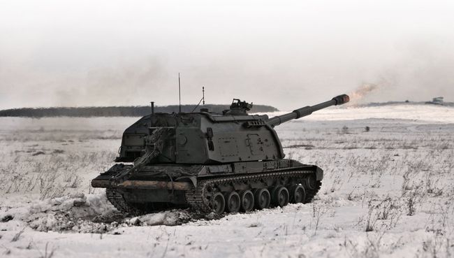 САУ 2С19 Мста-С. Архивное фото САУ 2С19 Мста-С. Архивное фото