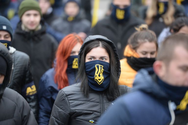 Марш активистов Азова в Киеве. 21 ноября 2016 Марш активистов Азова в Киеве. 21 ноября 2016