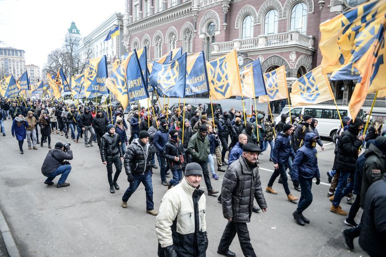 Марш активистов Азова в Киеве. 21 ноября 2016 Марш активистов Азова в Киеве. 21 ноября 2016