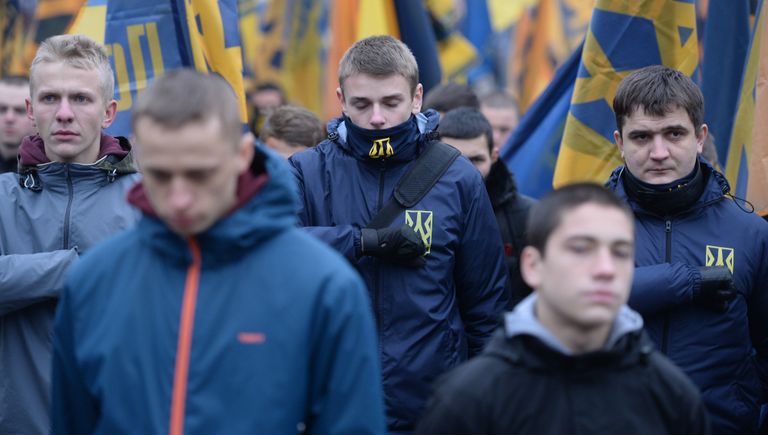 Марш активистов Азова в Киеве. 21 ноября 2016 Марш активистов Азова в Киеве. 21 ноября 2016