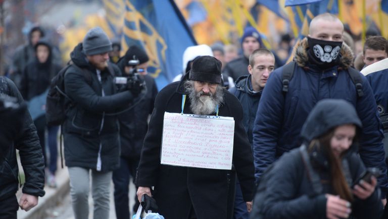 Марш активистов Азова в Киеве. 21 ноября 2016 Марш активистов Азова в Киеве. 21 ноября 2016