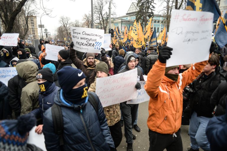 Марш активистов Азова в Киеве. 21 ноября 2016 Марш активистов Азова в Киеве. 21 ноября 2016