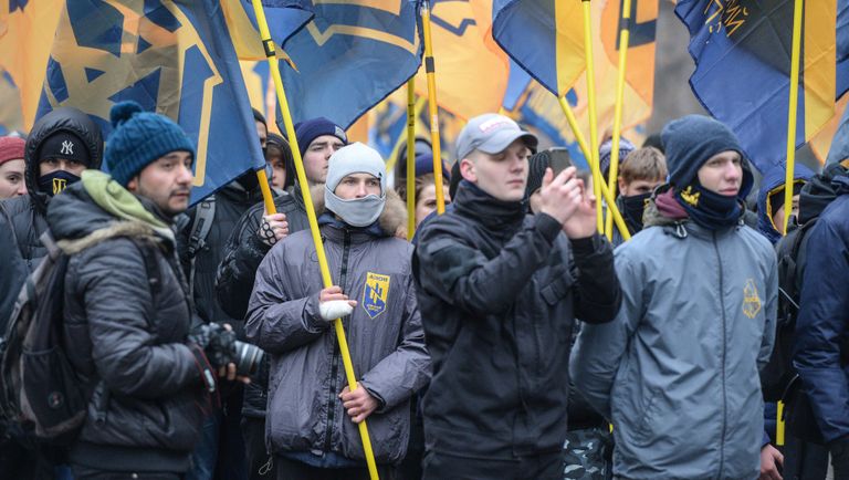 Марш активистов Азова в Киеве. 21 ноября 2016 Марш активистов Азова в Киеве. 21 ноября 2016