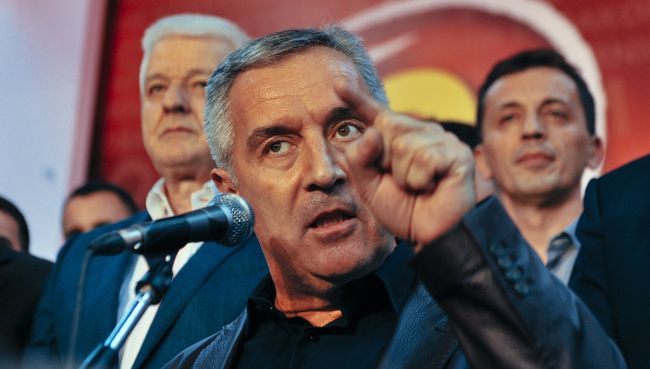 Премьер-министр Черногории Мило Джуканович. 17 октября 2016 года Премьер-министр Черногории Мило Джуканович. 17 октября 2016 года