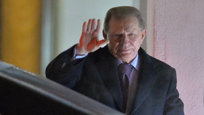 Представитель от Украины в контактной группе по Донбассу Леонид Кучма. Архивное фото