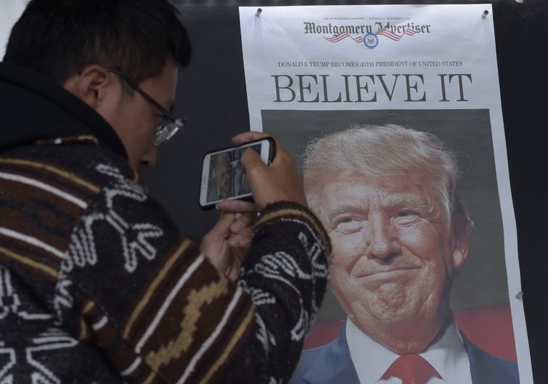 Реакция прессы на избрание Дональда Трампа президентом США Реакция прессы на избрание Дональда Трампа президентом США