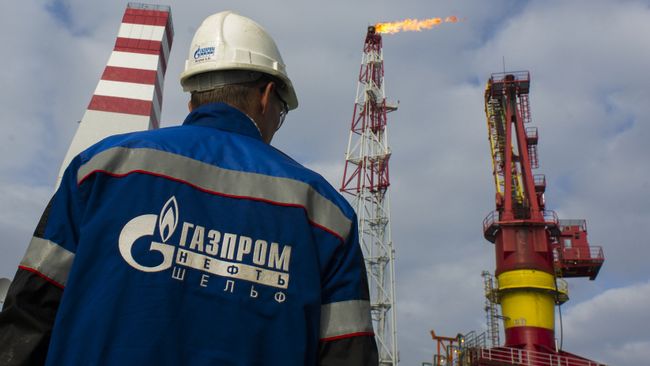 Морская ледостойкая платформа Приразломная. Архивное фото Морская ледостойкая платформа Приразломная. Архивное фото