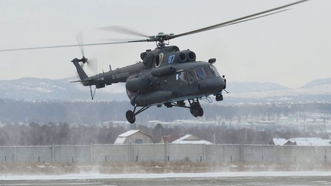 Первый арктический вертолет Ми-8АМТШ-ВА. Архивное фото