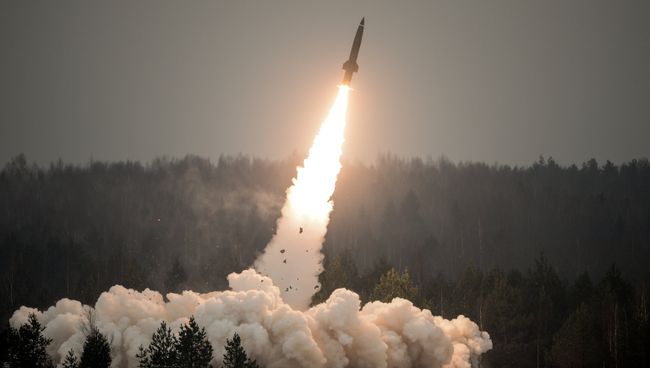 Показательный пуск ракеты из комплекса Точка-У. Архивное фото