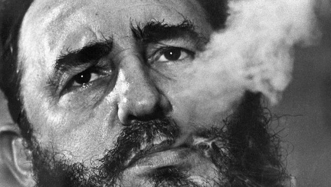 Премьер-министр Кубы Фидель Кастро во время интервью в президентском дворце в Гаване. 1 марта 1985 Премьер-министр Кубы Фидель Кастро во время интервью в президентском дворце в Гаване. 1 марта 1985
