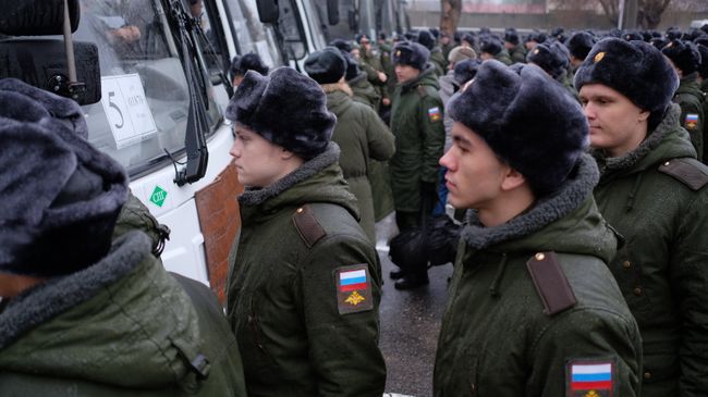 Призывники в сборном пункте. Архив Призывники в сборном пункте. Архив
