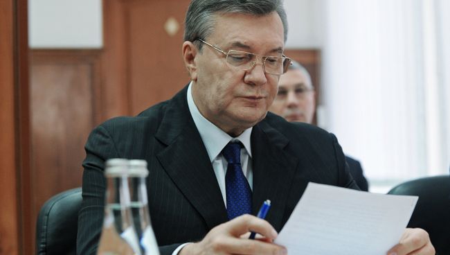 Бывший президент Украины Виктор Янукович. Архивное фото Бывший президент Украины Виктор Янукович. Архивное фото