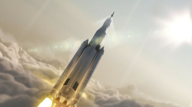 Так художник представил себе корабль NASA для полета на Марс Так художник представил себе корабль NASA для полета на Марс