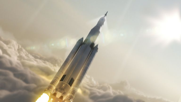 Так художник представил себе корабль NASA для полета на Марс Так художник представил себе корабль NASA для полета на Марс