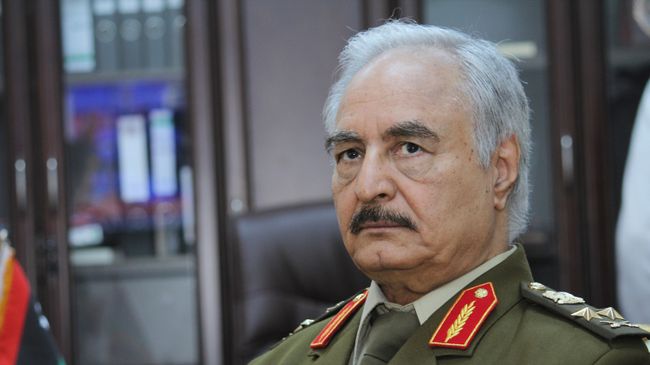 Командующий национальной армией Ливии Халифа Хафтар. Архив Командующий национальной армией Ливии Халифа Хафтар. Архив