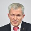 Адвокат лидера французской группы Space Дидье Маруани Игорь Трунов на пресс-конференции в Москве. 30 ноября 2016