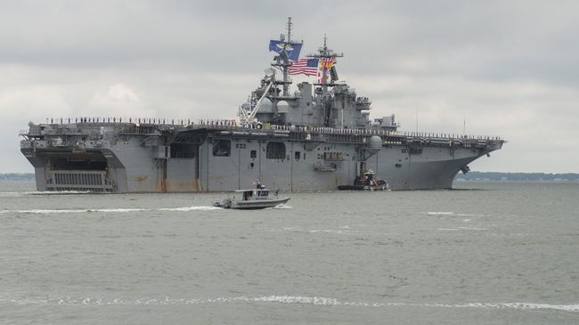 Универсальный десантный корабль Wasp ВМС США. Архивное фото